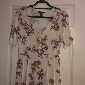 Floral cotton dress